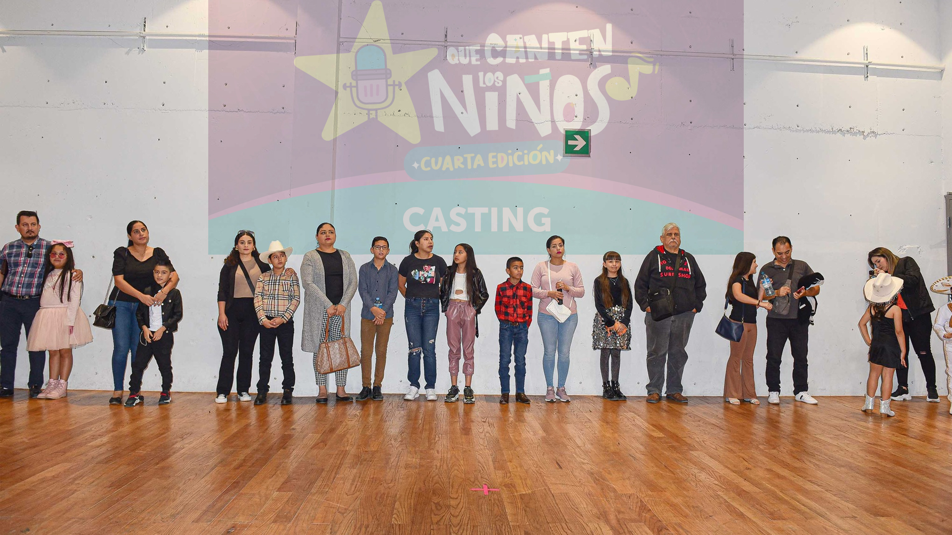 Se realiza casting del concurso Que canten los Niños.