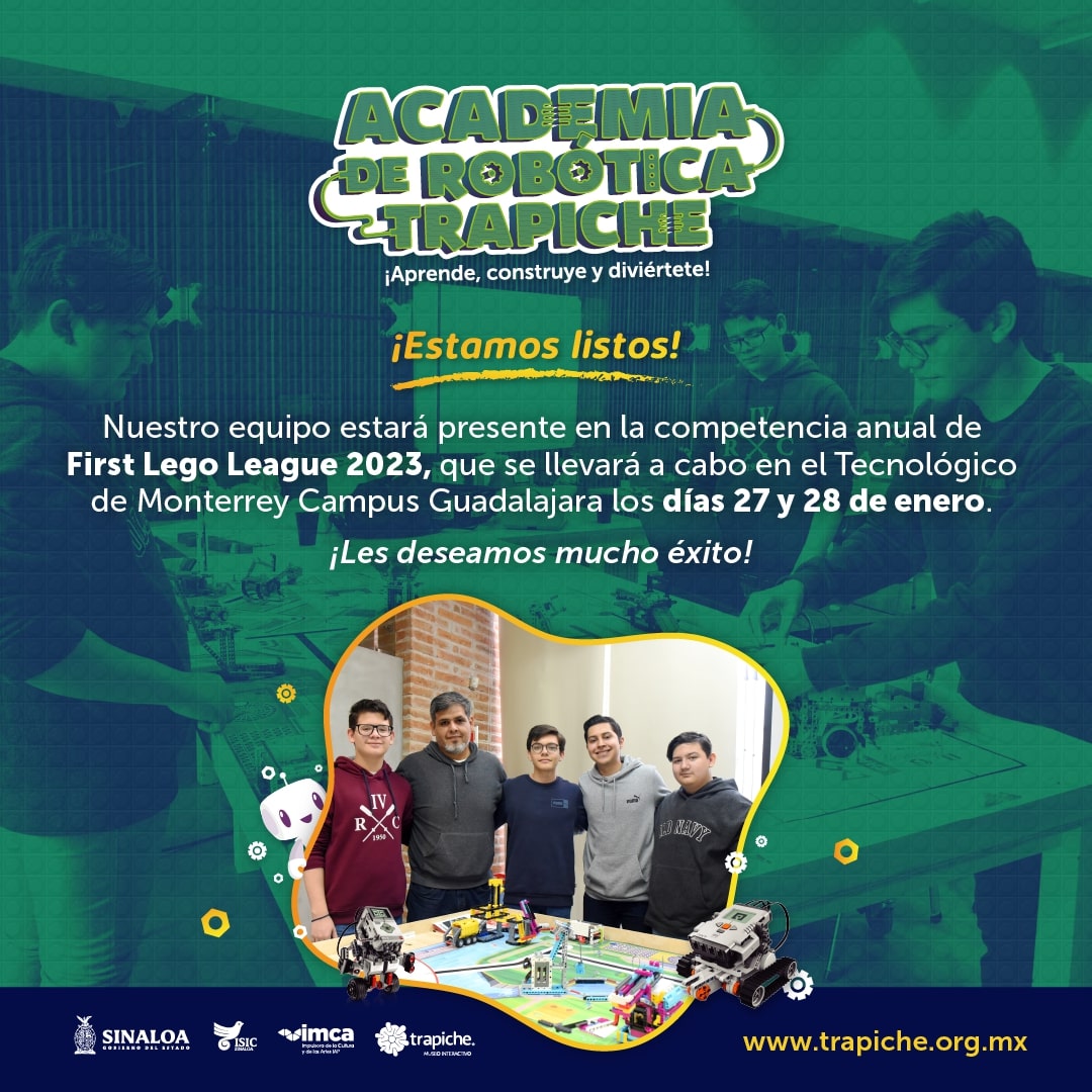 El Equipo de la Academia Robótica de Trapiche concursará en la First Lego League